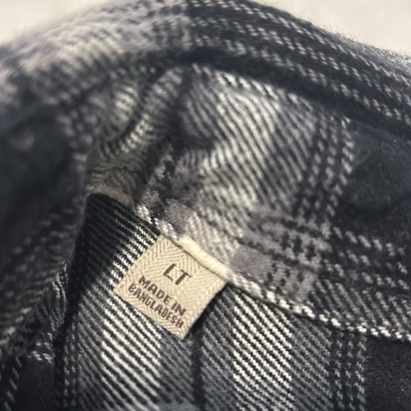 Men’s Jachs Black and White Flannel - Picture 4 of 4